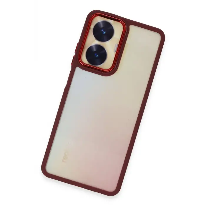 Newface Realme C55 Kılıf Dora Kapak - Kırmızı