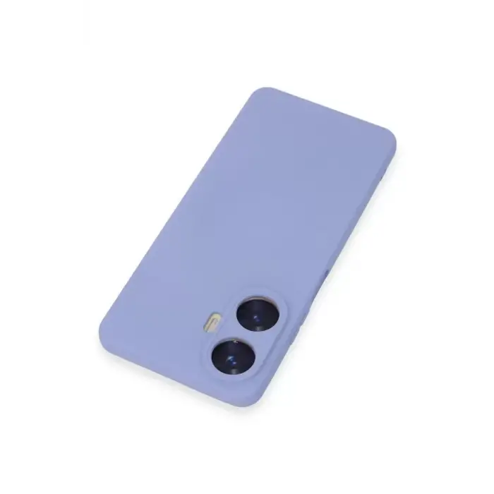 Newface Realme C55 Kılıf Nano içi Kadife Silikon - Lila