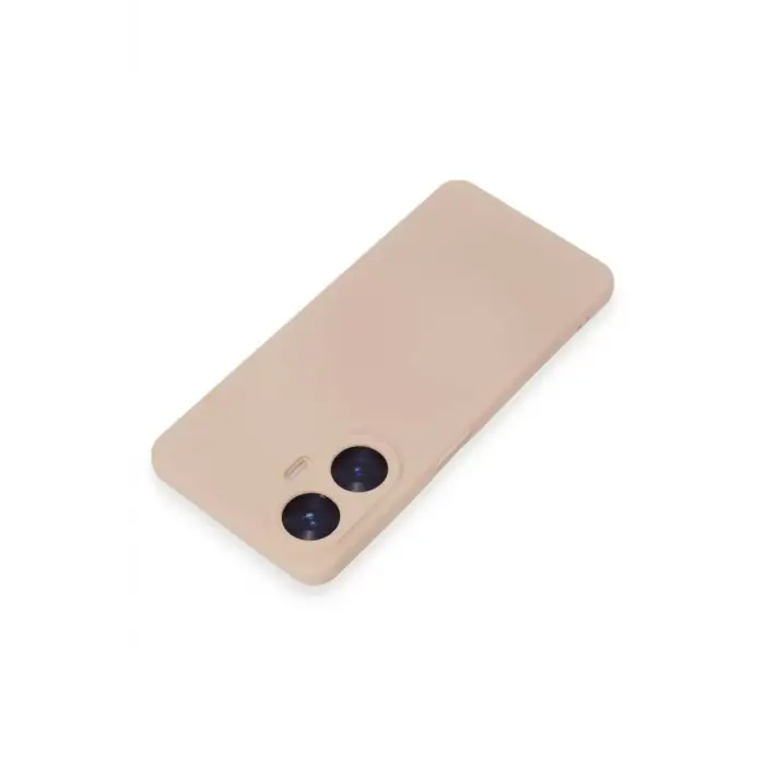 Newface Realme C55 Kılıf Nano içi Kadife Silikon - Pudra