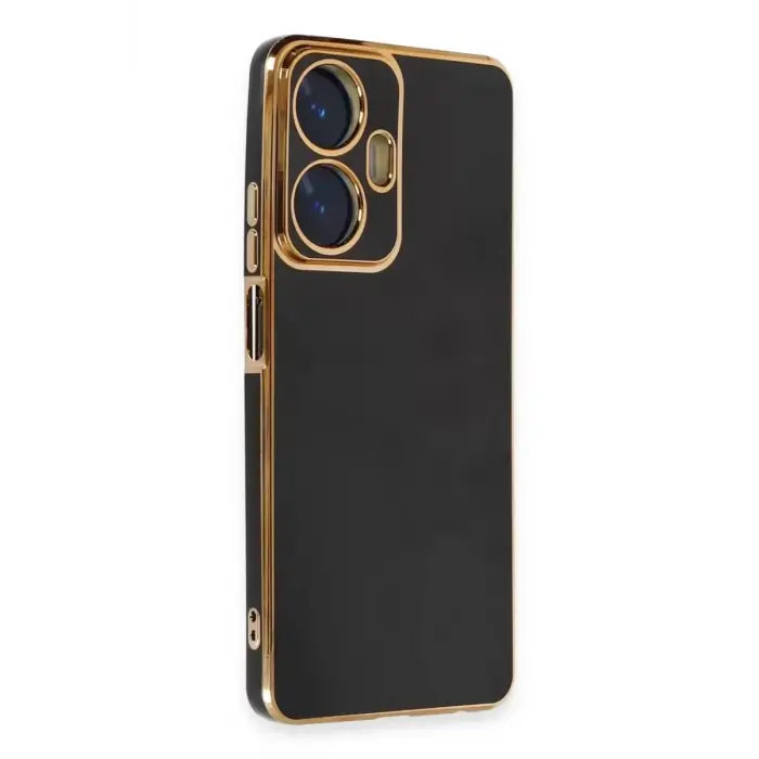Newface Realme C55 Kılıf Volet Silikon - Siyah