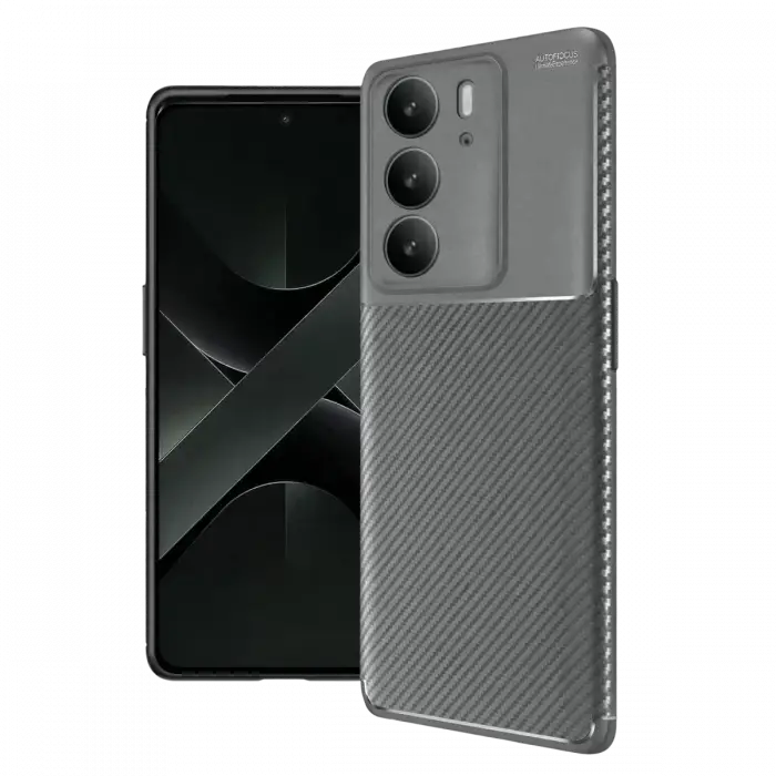 Newface Realme C75 4G Auto Focus Karbon Kapak - Gri