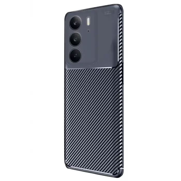 Newface Realme C75 4G Auto Focus Karbon Kapak - Lacivert