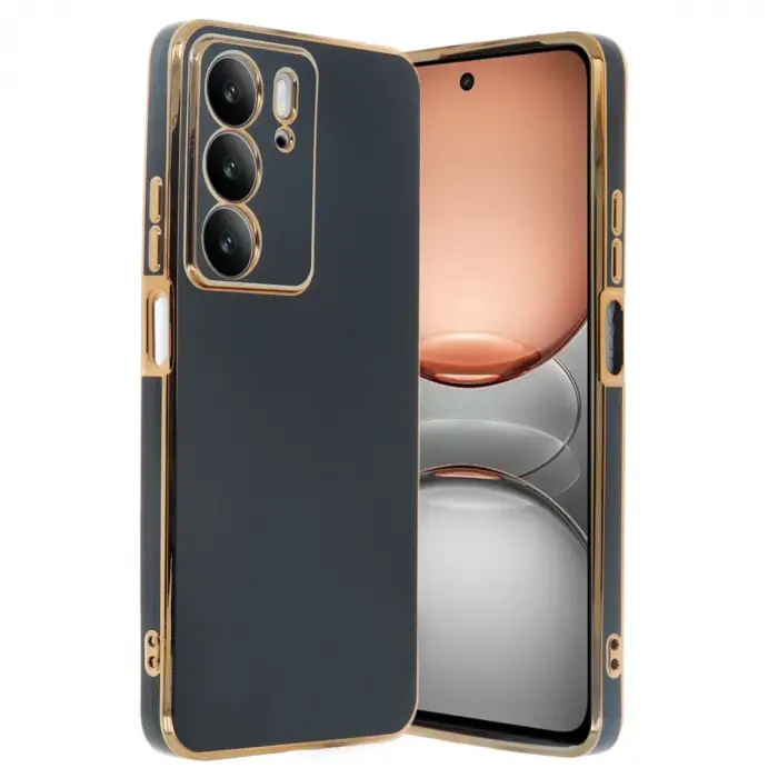 Newface Realme C75 4G Kılıf Volet Silikon - Siyah