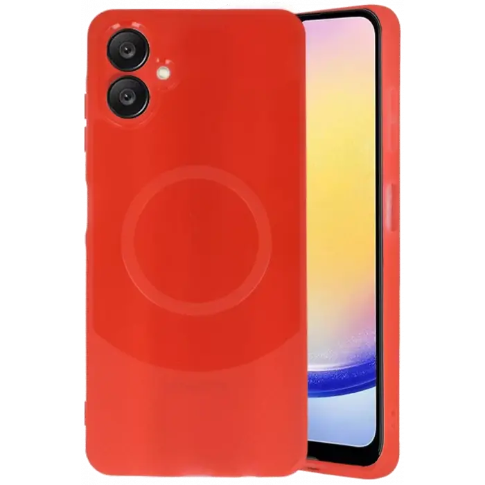 Newface Samsung A06 Kılıf Maya Karbon Kapak - Kırmızı