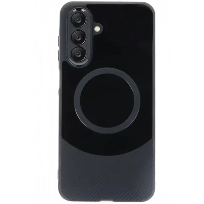 Newface Samsung A36 Kılıf Maya Karbon Kapak - Siyah