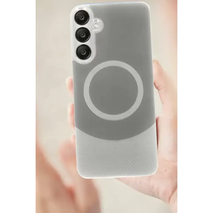 Newface Samsung A36 Kılıf Maya Karbon Kapak - Siyah