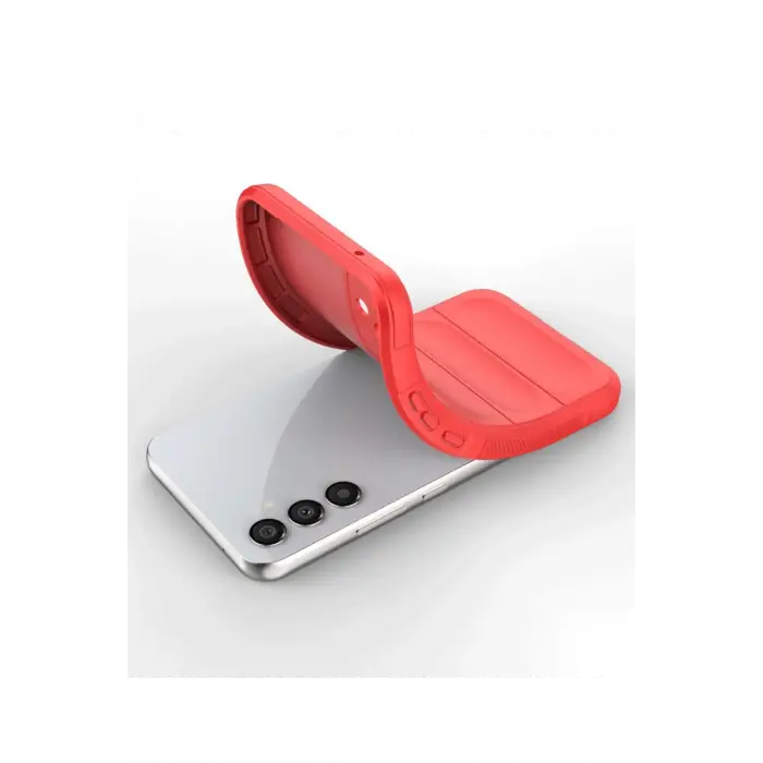 Newface Samsung A36 Kılıf Optimum Silikon - Kırmızı