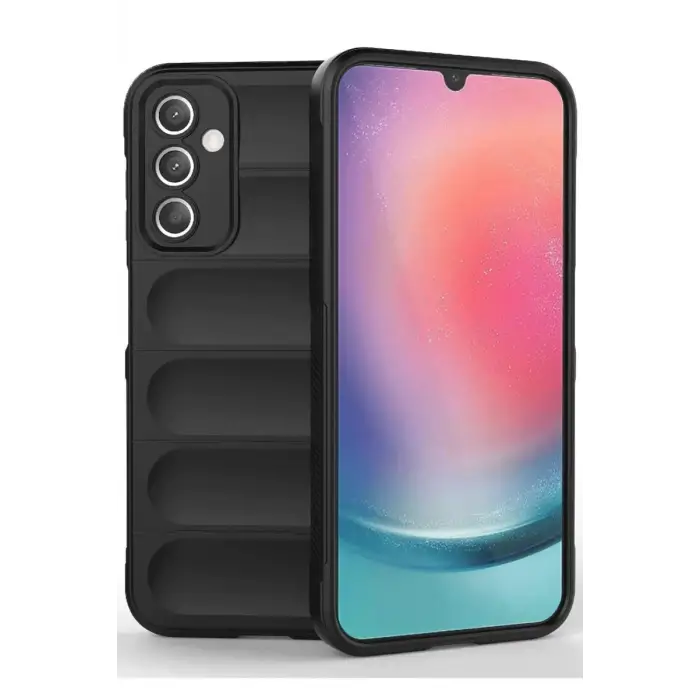 Newface Samsung A36 Kılıf Optimum Silikon - Siyah