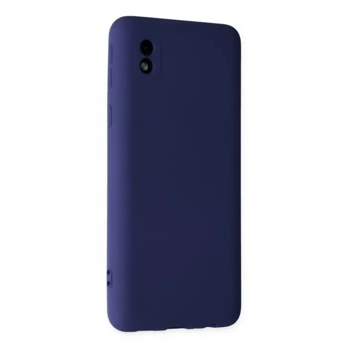 Newface Samsung Galaxy A01 Core Kılıf Nano içi Kadife Silikon - Lacivert