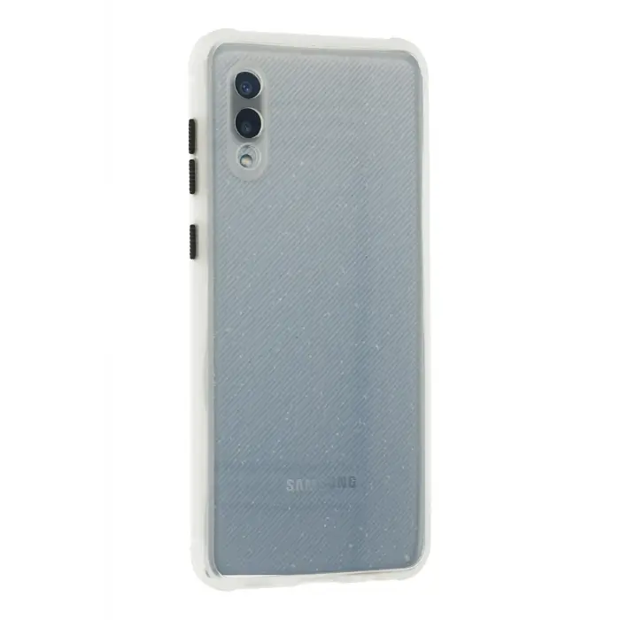 Newface Samsung Galaxy A02 Kılıf Miami Şeffaf Silikon - Şeffaf