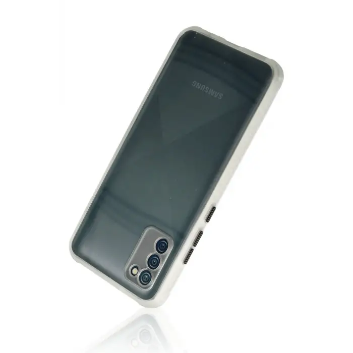 Newface Samsung Galaxy A02S Kılıf Miami Şeffaf Silikon - Şeffaf