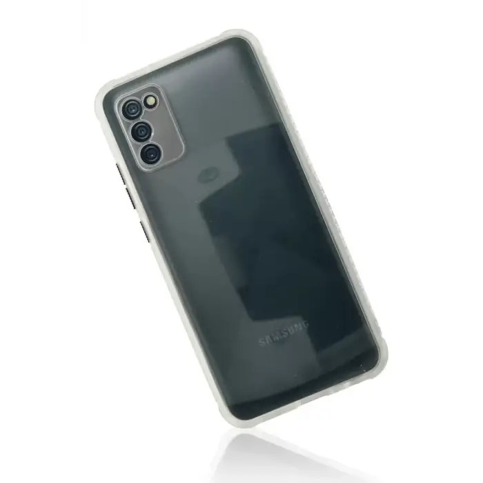 Newface Samsung Galaxy A02S Kılıf Miami Şeffaf Silikon - Şeffaf