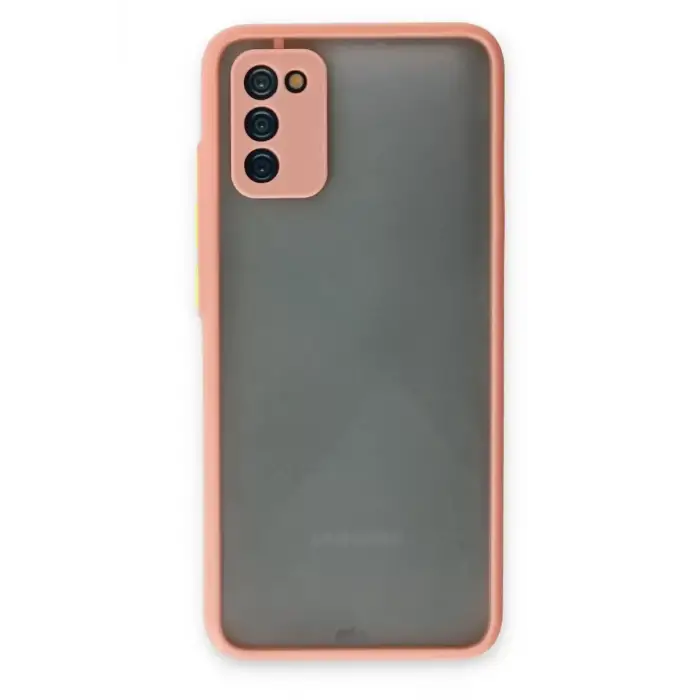 Newface Samsung Galaxy A02S Kılıf Montreal Silikon Kapak - Pembe