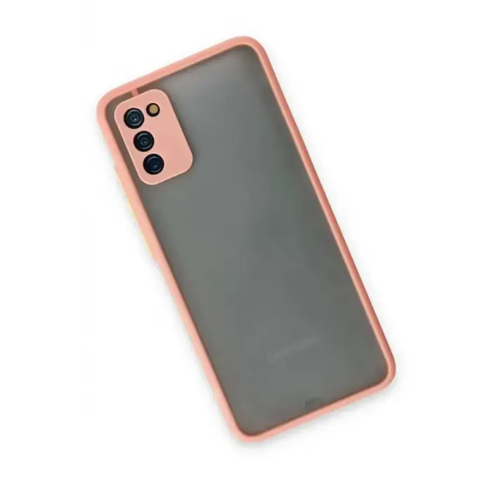 Newface Samsung Galaxy A02S Kılıf Montreal Silikon Kapak - Pembe