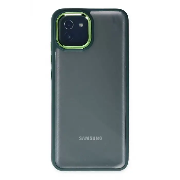 Newface Samsung Galaxy A03 Kılıf Dora Kapak - Haki Yeşil