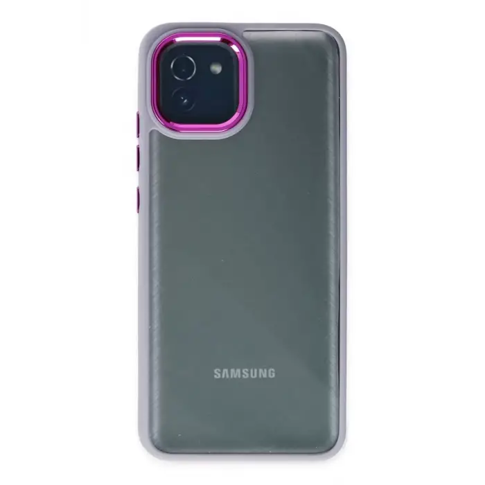 Newface Samsung Galaxy A03 Kılıf Dora Kapak - Lila