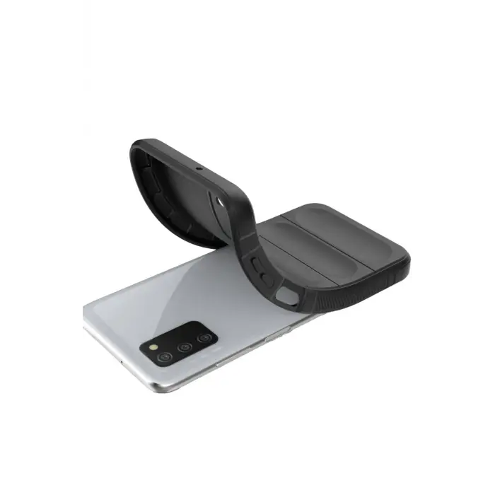 Newface Samsung Galaxy A03S Kılıf Optimum Silikon - Siyah