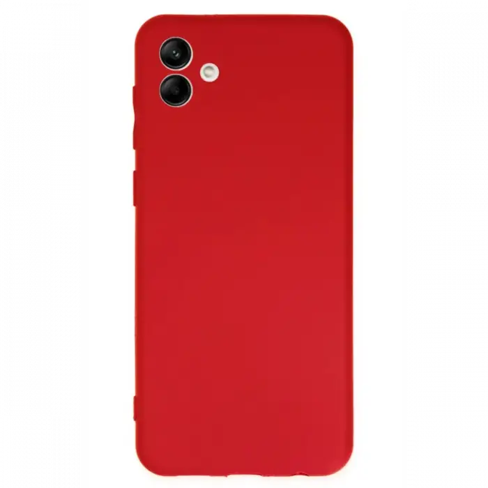 Newface Samsung Galaxy A04 Kılıf First Silikon - Kırmızı