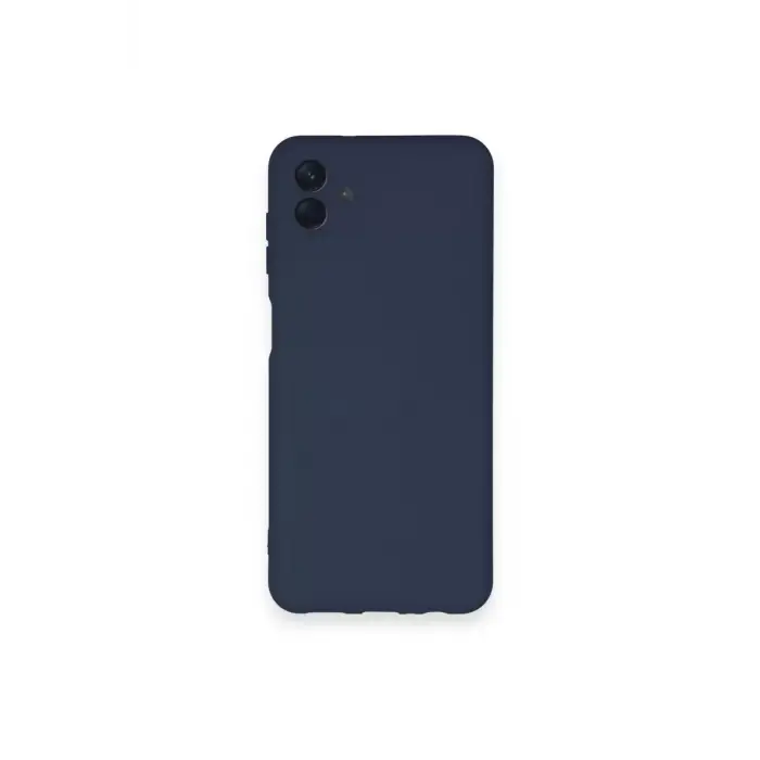 Newface Samsung Galaxy A04 Kılıf Nano içi Kadife Silikon - Lacivert