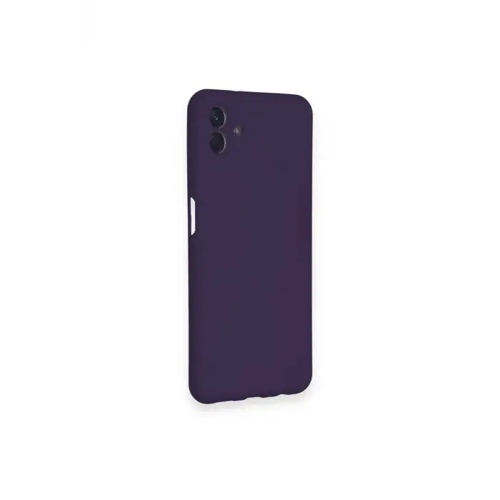 Newface Samsung Galaxy A04 Kılıf Nano içi Kadife Silikon - Mor