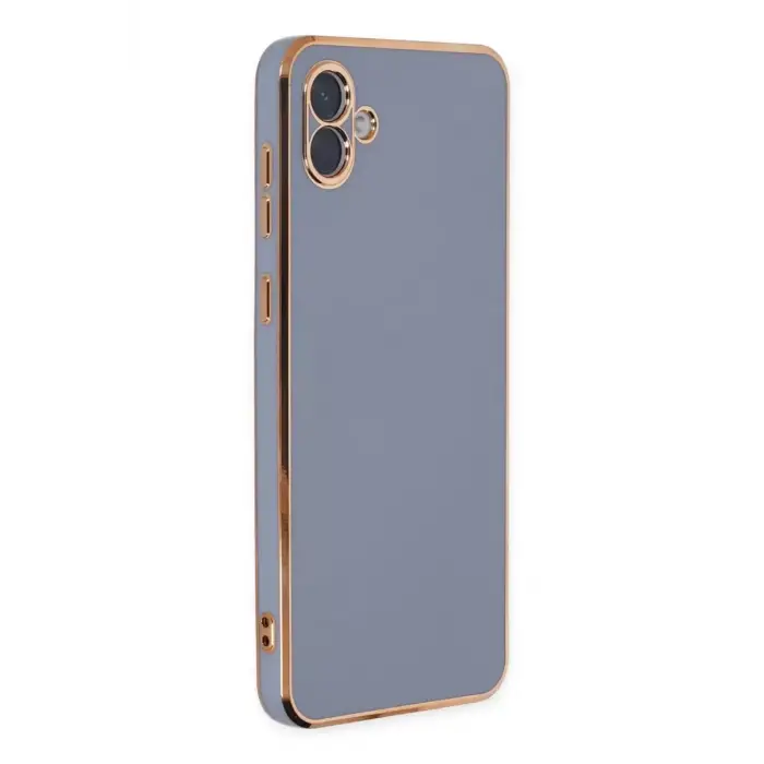 Newface Samsung Galaxy A04 Kılıf Volet Silikon - Mavi