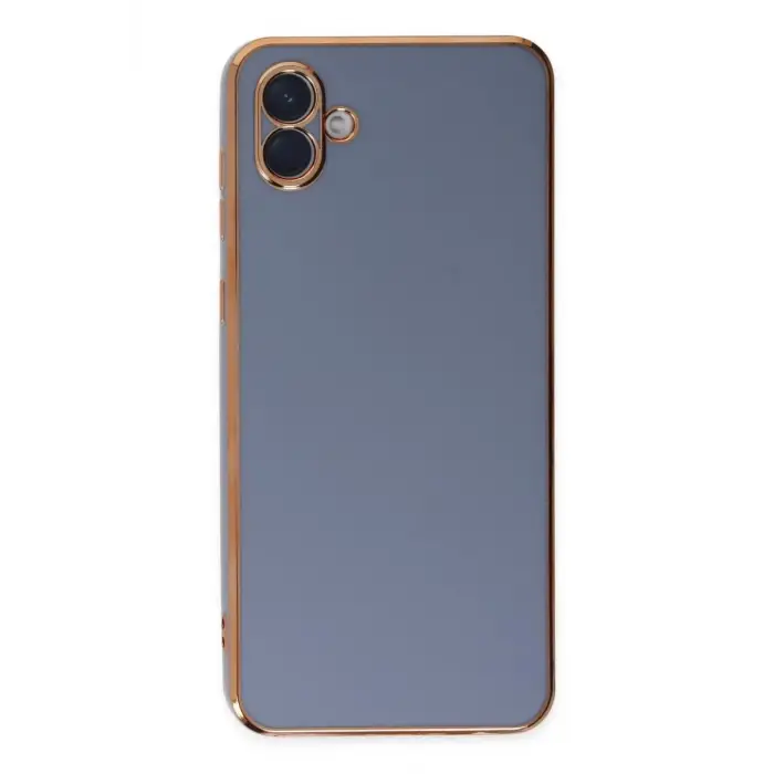 Newface Samsung Galaxy A04 Kılıf Volet Silikon - Mavi