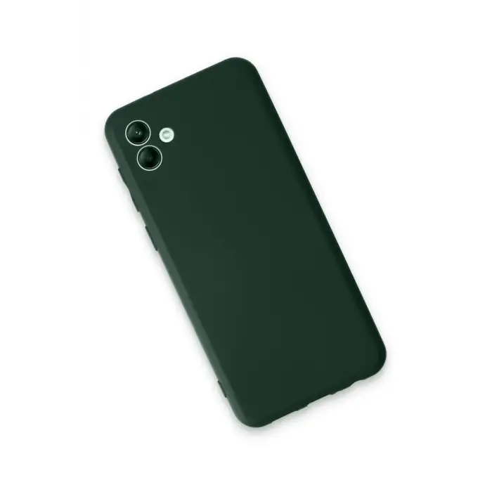 Newface Samsung Galaxy A04E Kılıf First Silikon - Koyu Yeşil