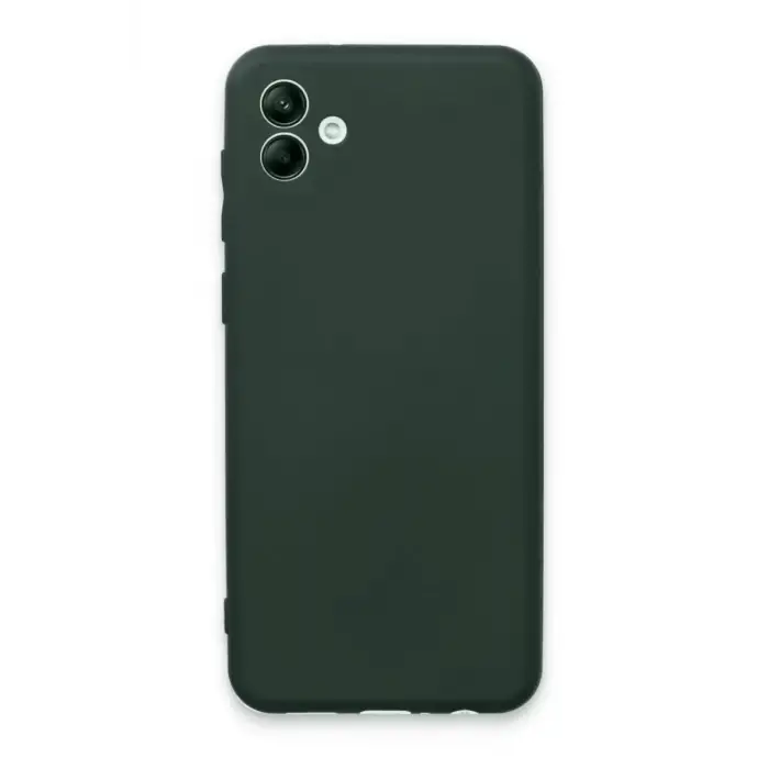 Newface Samsung Galaxy A04E Kılıf First Silikon - Koyu Yeşil