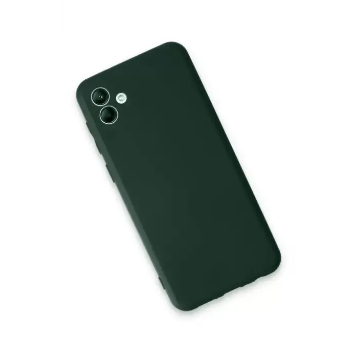 Newface Samsung Galaxy A04E Kılıf First Silikon - Koyu Yeşil