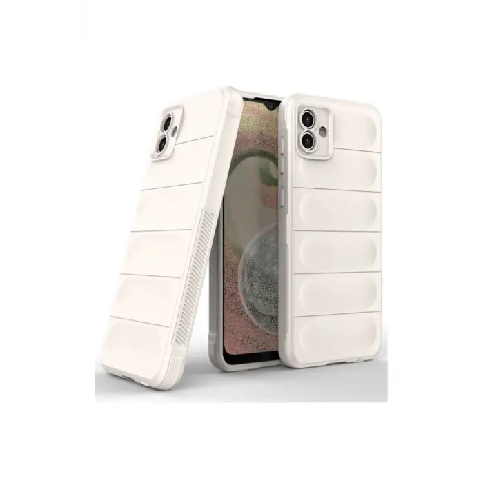 Newface Samsung Galaxy A04E Kılıf Optimum Silikon - Krem