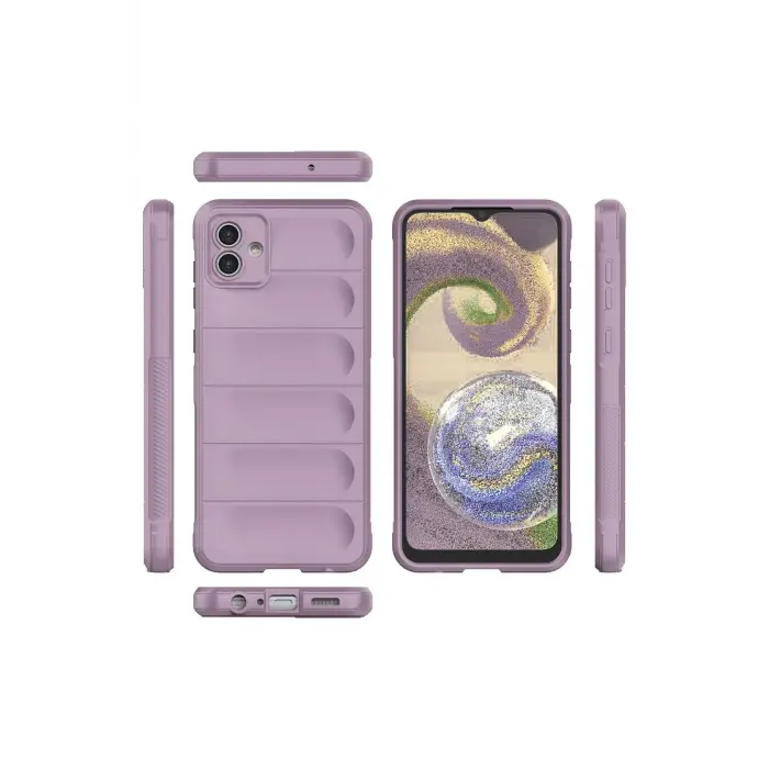 Newface Samsung Galaxy A04E Kılıf Optimum Silikon - Mor