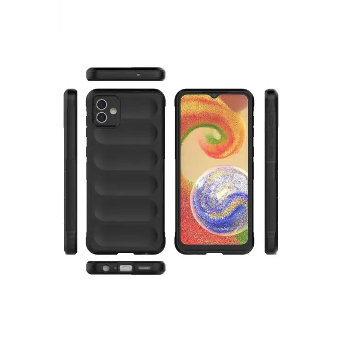 Newface Samsung Galaxy A04E Kılıf Optimum Silikon - Siyah