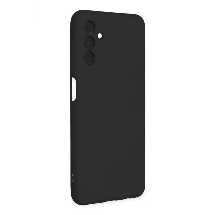 Newface Samsung Galaxy A04S Kılıf Nano içi Kadife Silikon - Siyah