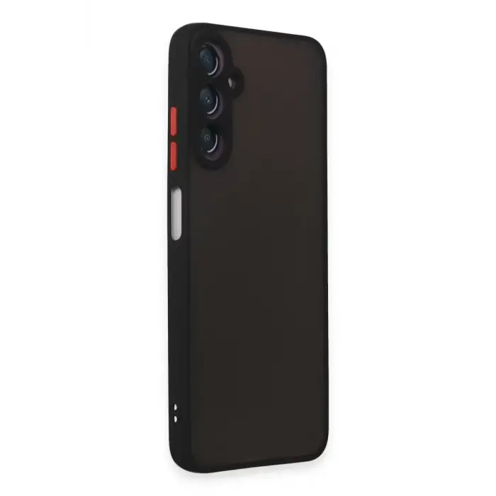 Newface Samsung Galaxy A05S Kılıf Montreal Silikon Kapak - Siyah