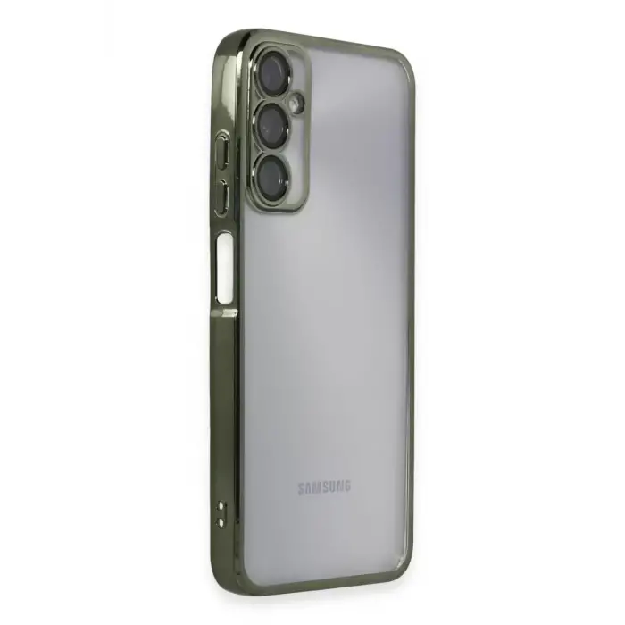 Newface Samsung Galaxy A05S Kılıf Razer Lensli Silikon - Yeşil