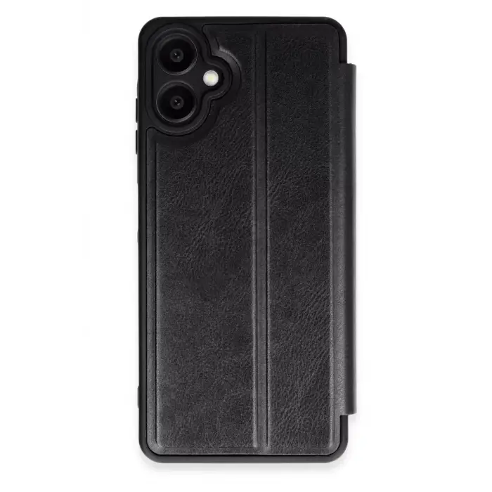 Newface Samsung Galaxy A06 Kılıf Flip Cover - Siyah