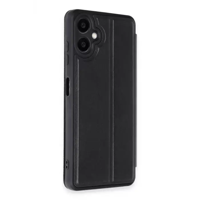 Newface Samsung Galaxy A06 Kılıf Flip Cover - Siyah