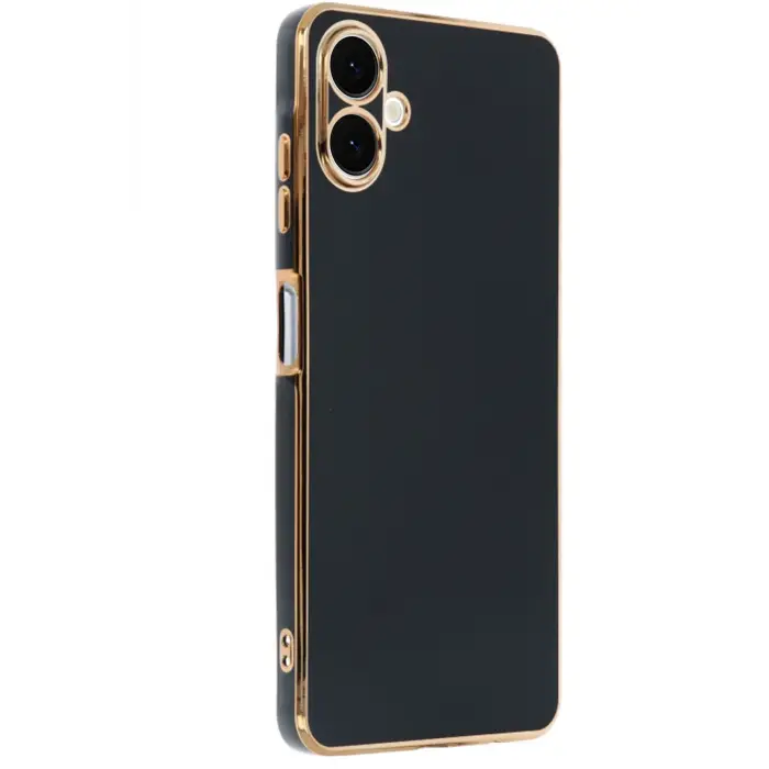 Newface Samsung Galaxy A06 Kılıf Volet Silikon - Siyah