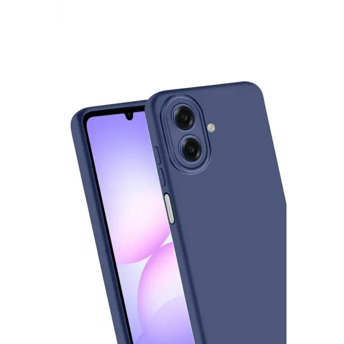 Newface Samsung Galaxy A07 4G First Silikon - Lacivert