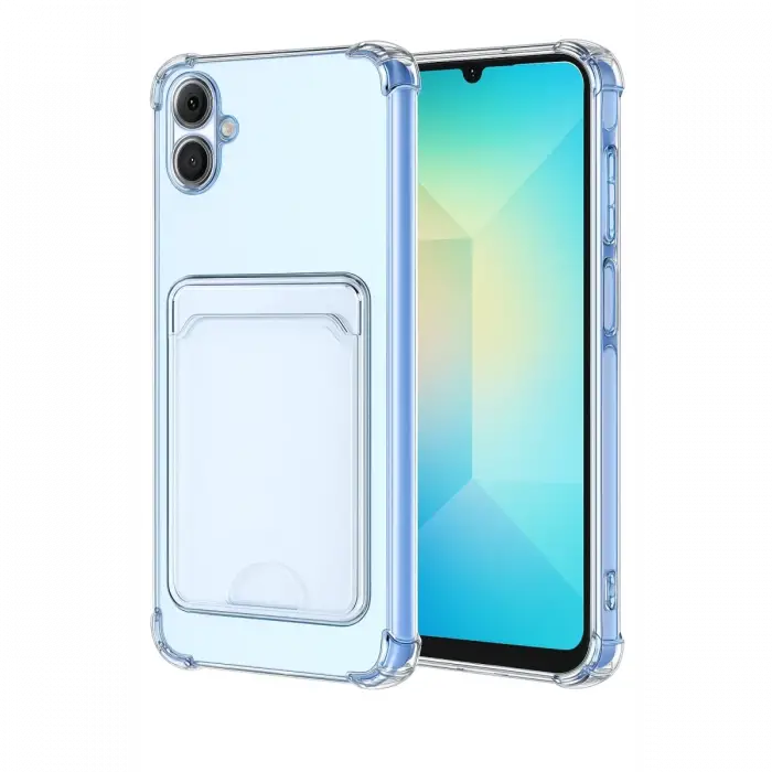 Newface Samsung Galaxy A07 4G Kart Şeffaf Silikon - Şeffaf