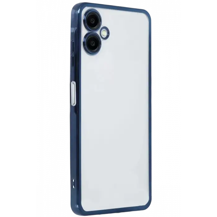 Newface Samsung Galaxy A07 4G Razer Lensli Silikon - Lacivert