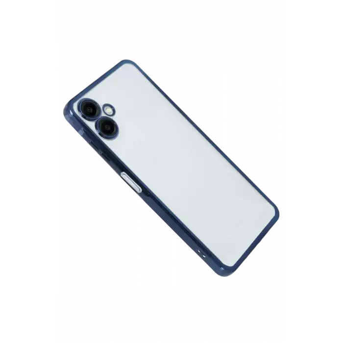 Newface Samsung Galaxy A07 4G Razer Lensli Silikon - Lacivert