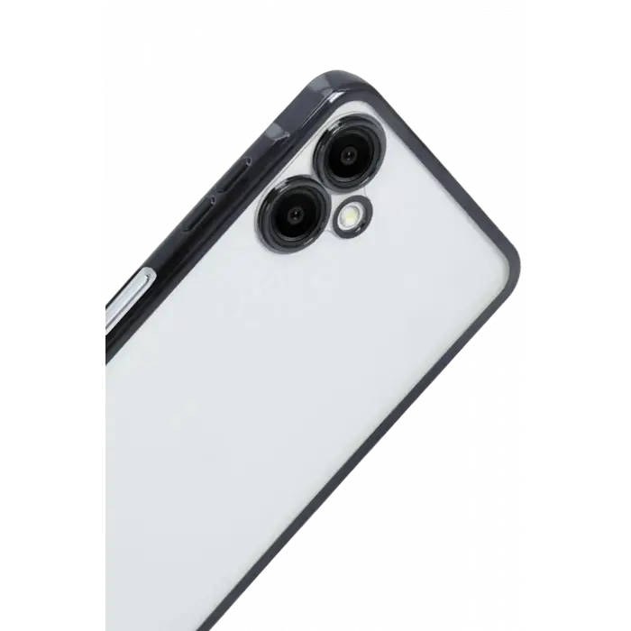 Newface Samsung Galaxy A07 4G Razer Lensli Silikon - Siyah