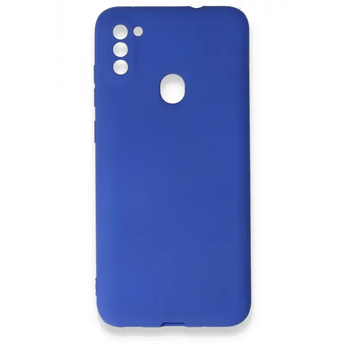 Newface Samsung Galaxy A11 Kılıf First Silikon - Lacivert