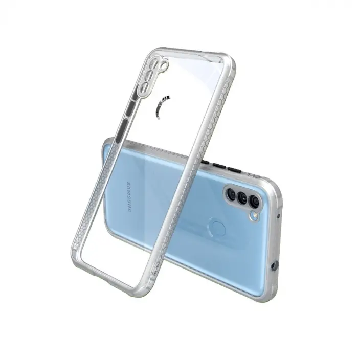 Newface Samsung Galaxy A11 Kılıf Miami Şeffaf Silikon - Şeffaf