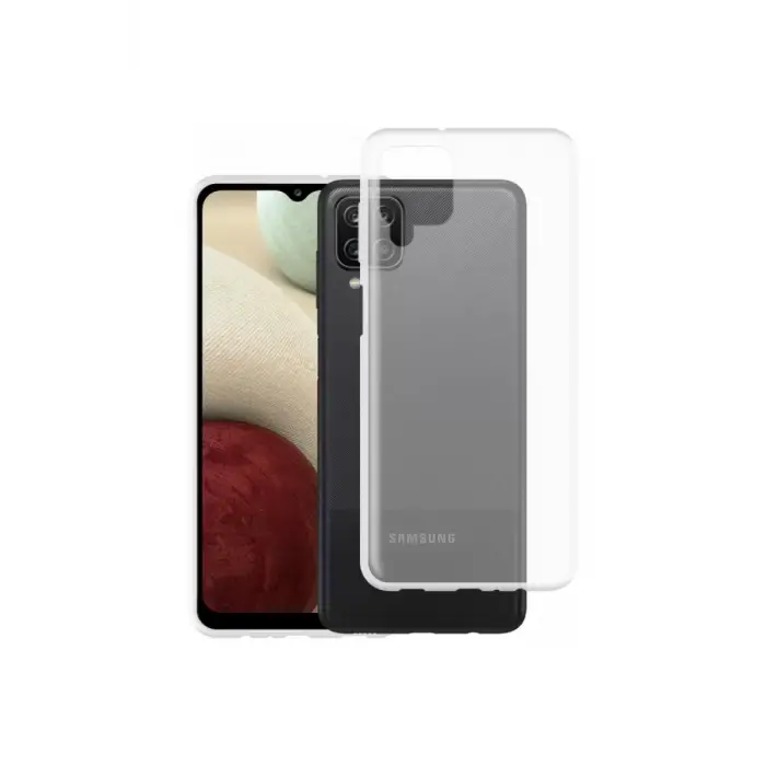 Newface Samsung Galaxy A12 Kılıf Lüx Şeffaf Silikon