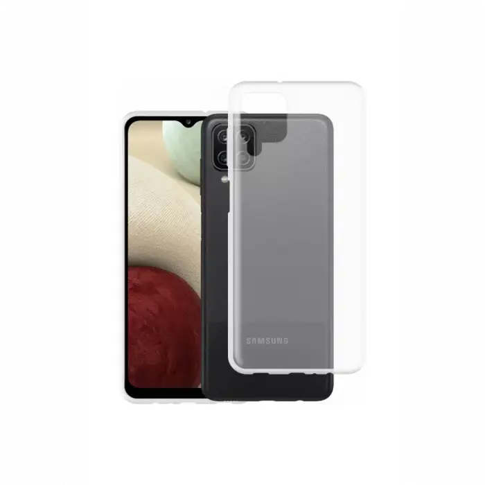 Newface Samsung Galaxy A12 Kılıf Lüx Şeffaf Silikon