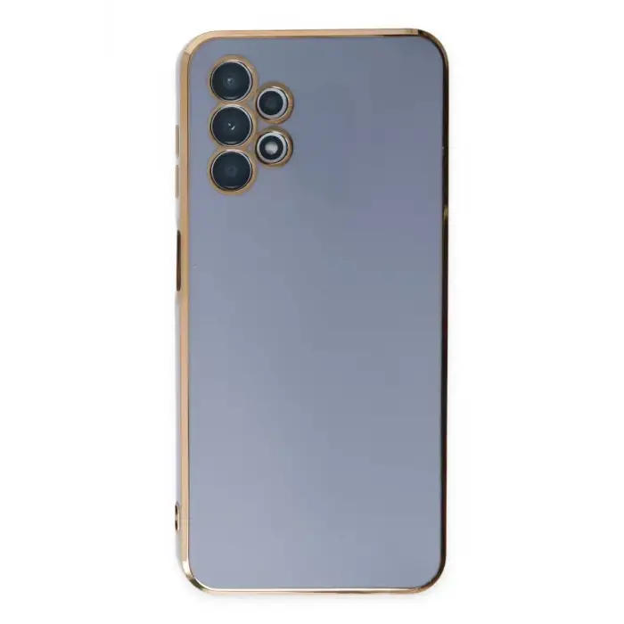 Newface Samsung Galaxy A13 4G Kılıf Volet Silikon - Mavi