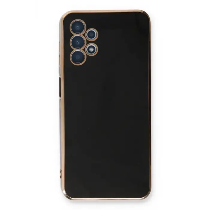 Newface Samsung Galaxy A13 4G Kılıf Volet Silikon - Siyah