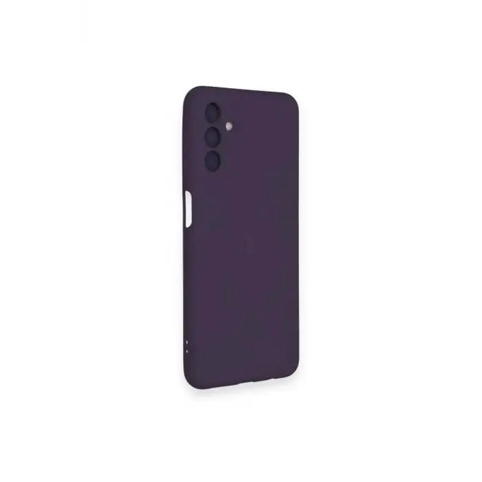 Newface Samsung Galaxy A14 4G Kılıf Nano içi Kadife Silikon - Mor